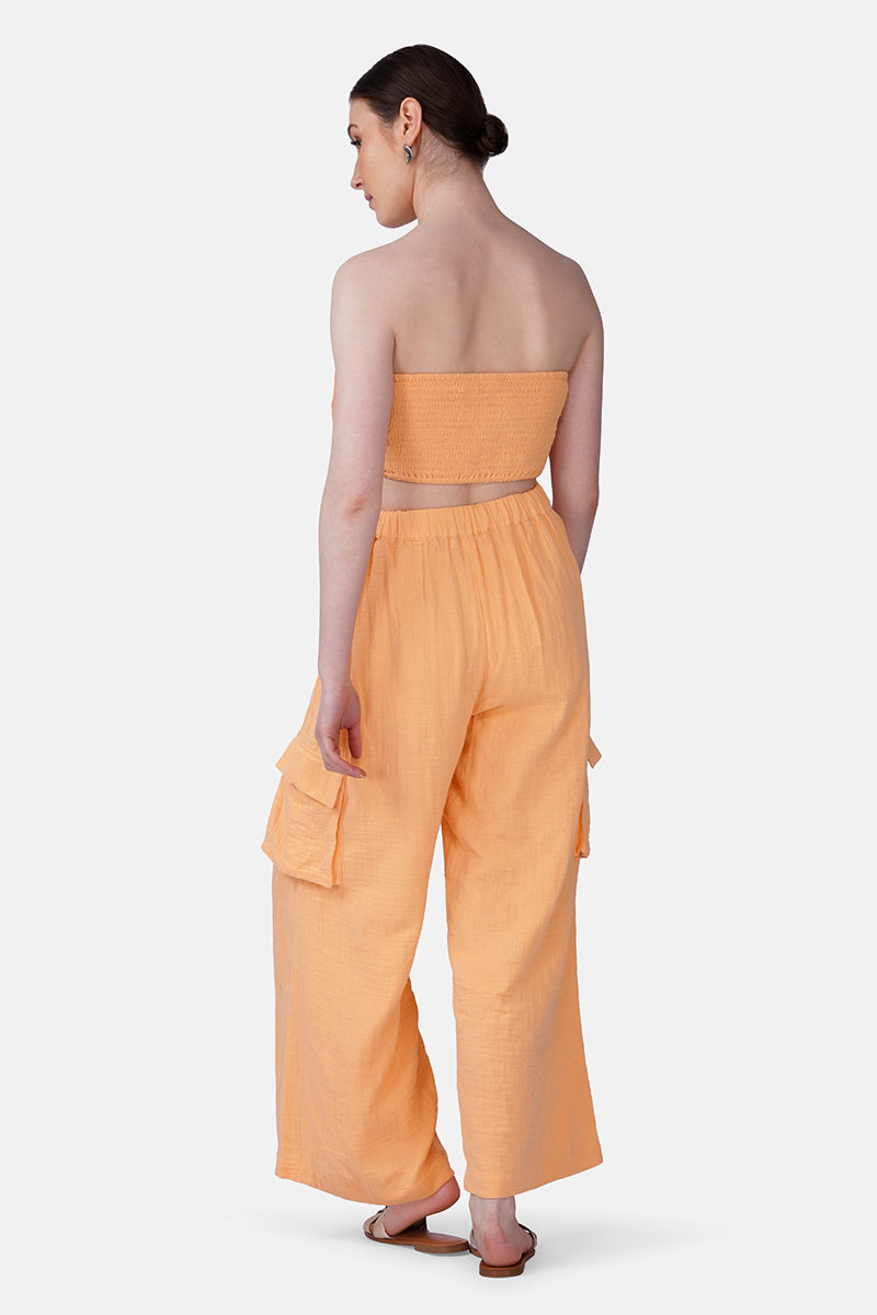 Peach Swirl Sculpted Top | View 5