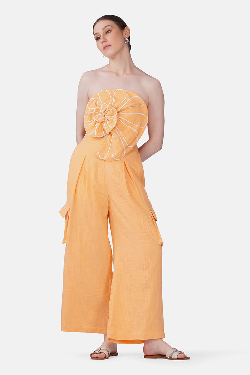 Peach  Dune Cargo Pants