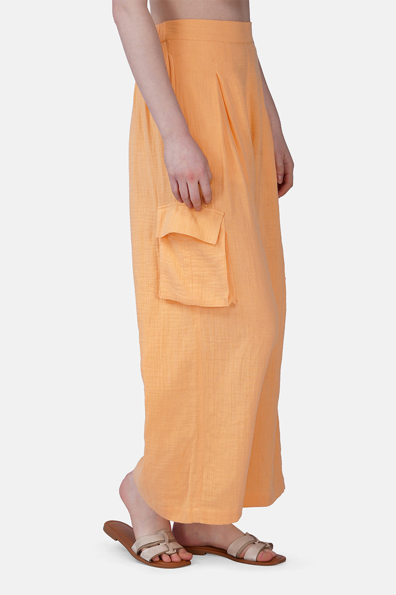 Peach  Dune Cargo Pants
