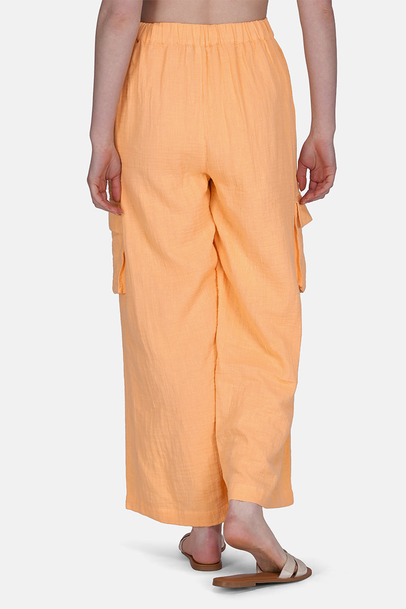Peach  Dune Cargo Pants