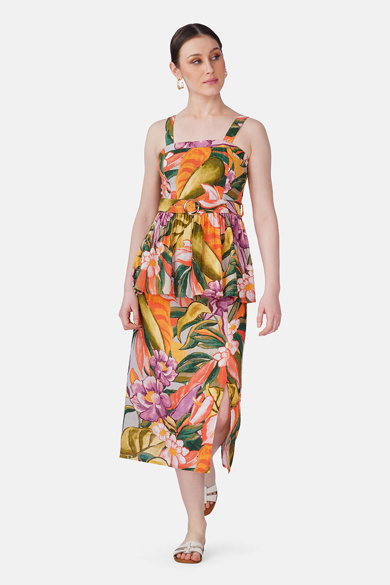 Multi Heaven Farm Printed Skirt