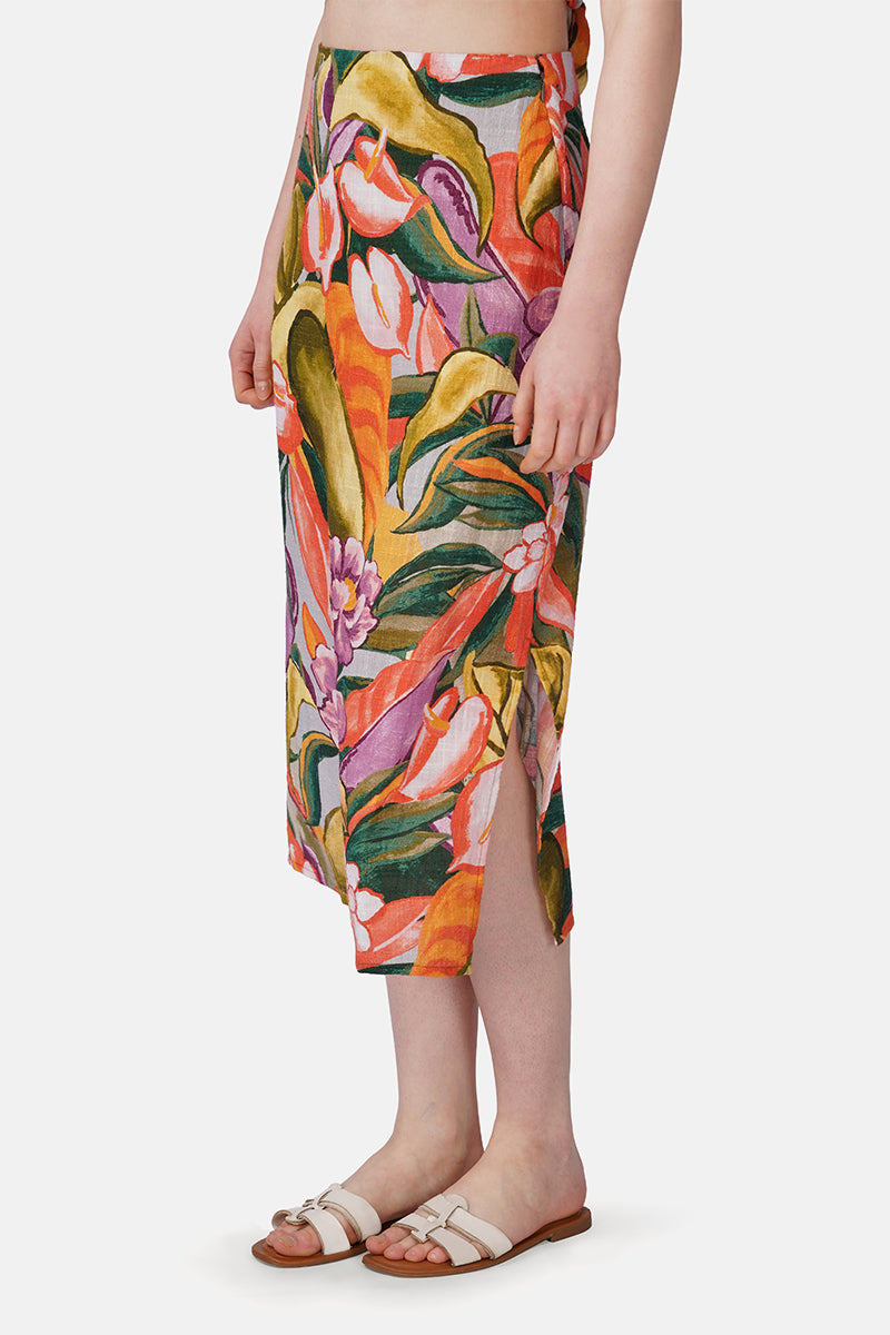 Multi Heaven Farm Printed Skirt