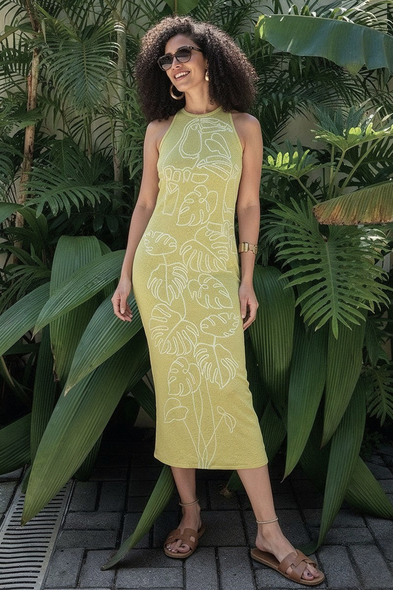 Neon Tucan Curve Toucan Bodycon Dress | view 1