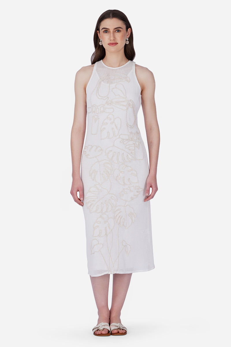 Elegance Twined Dori Toucan Bodycon Dress | view 2