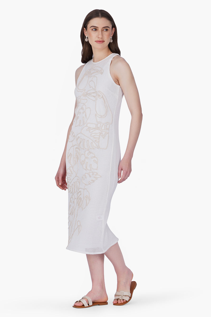 Elegance Twined Dori Toucan Bodycon Dress