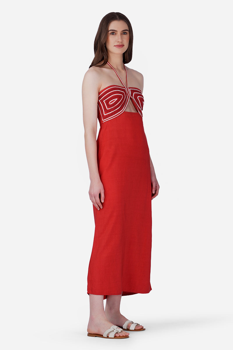 Red Scarlet Charm Dress | View 3