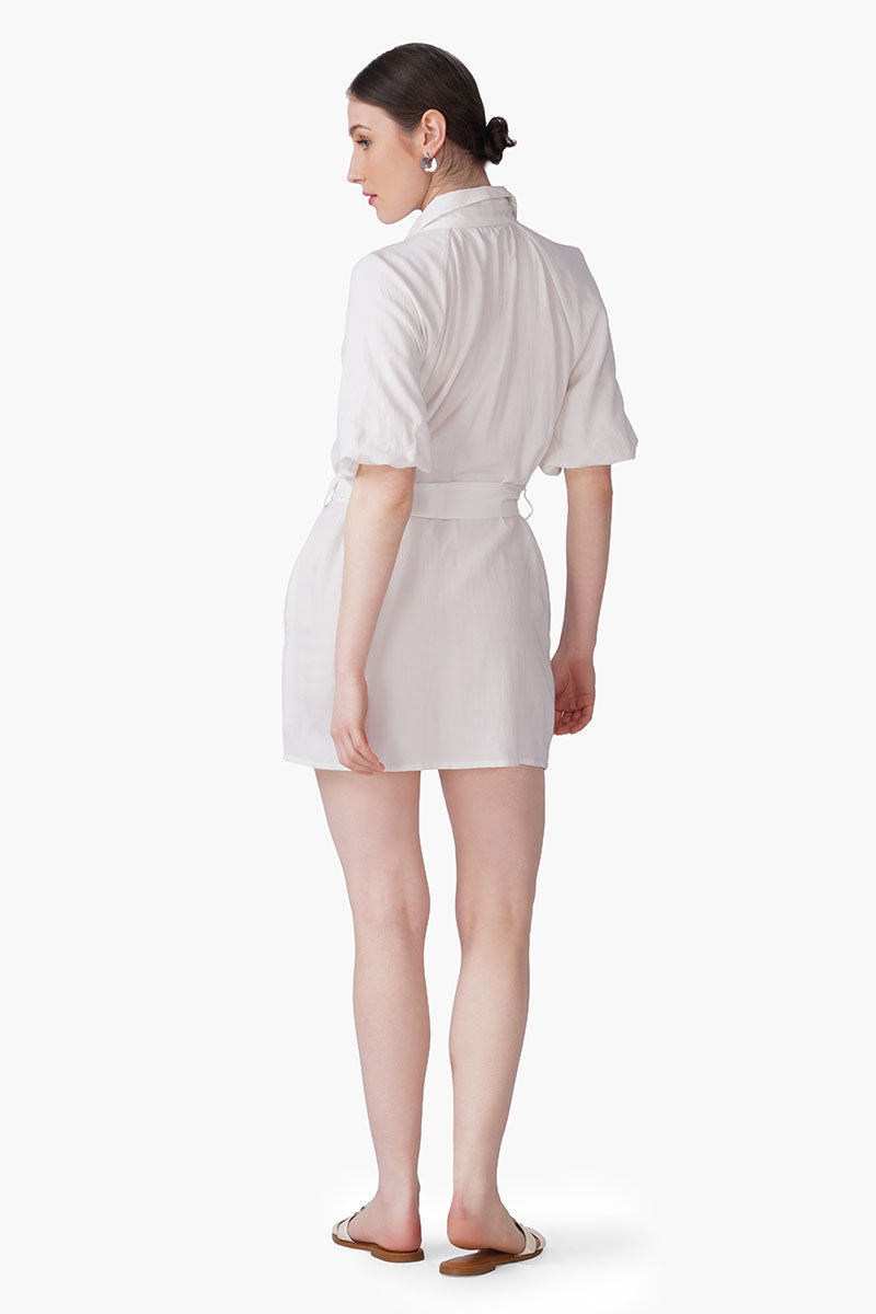 Mahjong Muse Embellished Short Dress