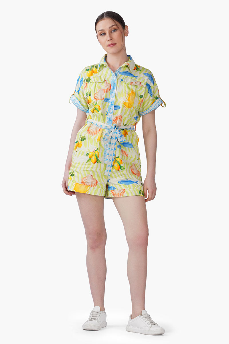 Fish Shell Sunshine Playsuit | view 2