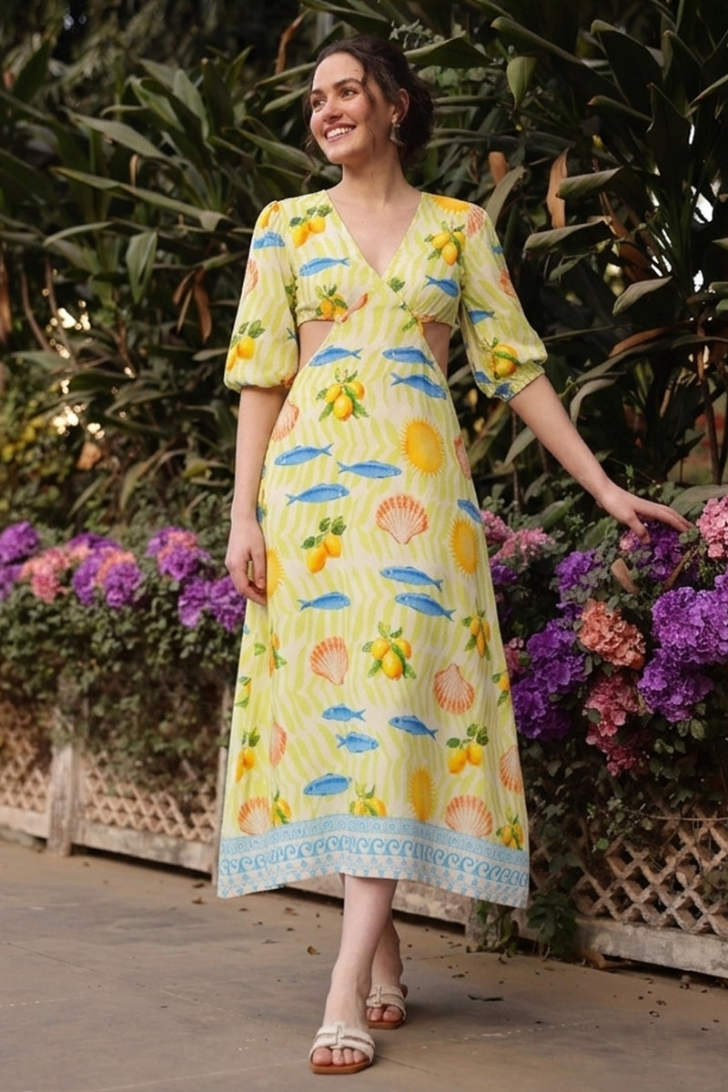 Fish Shell Sunshine Dress