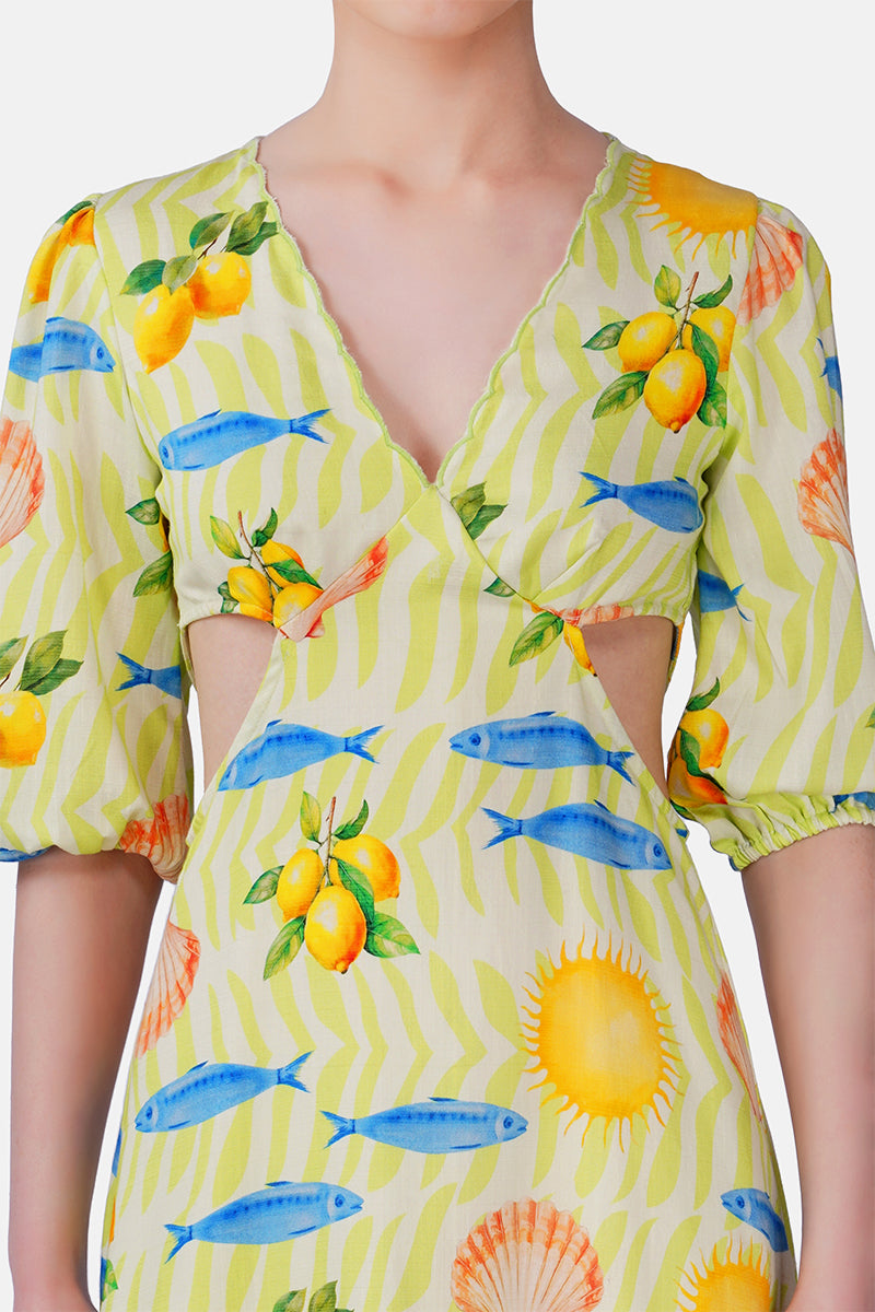Fish Shell Sunshine Dress | View 6