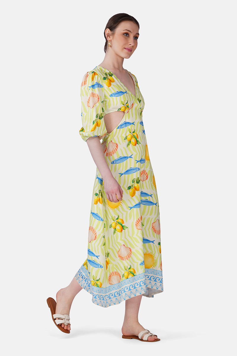 Fish Shell Sunshine Dress | View 3