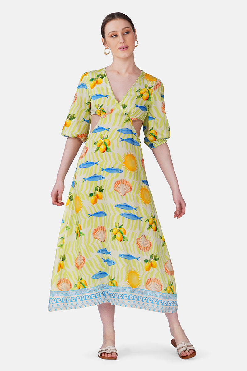 Fish Shell Sunshine Dress | view 2