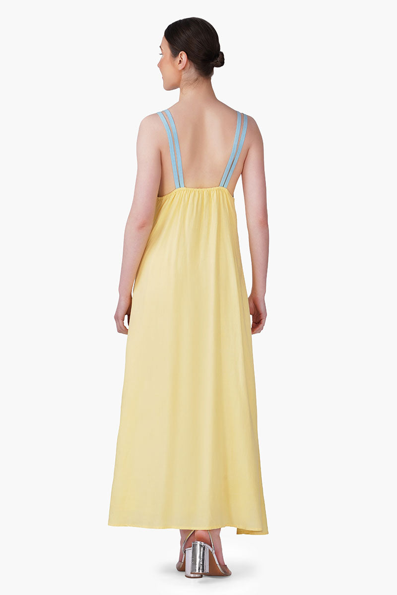 Sardine Citrus Embroidered Dress L Sardine Citrus Embroidered Dress L