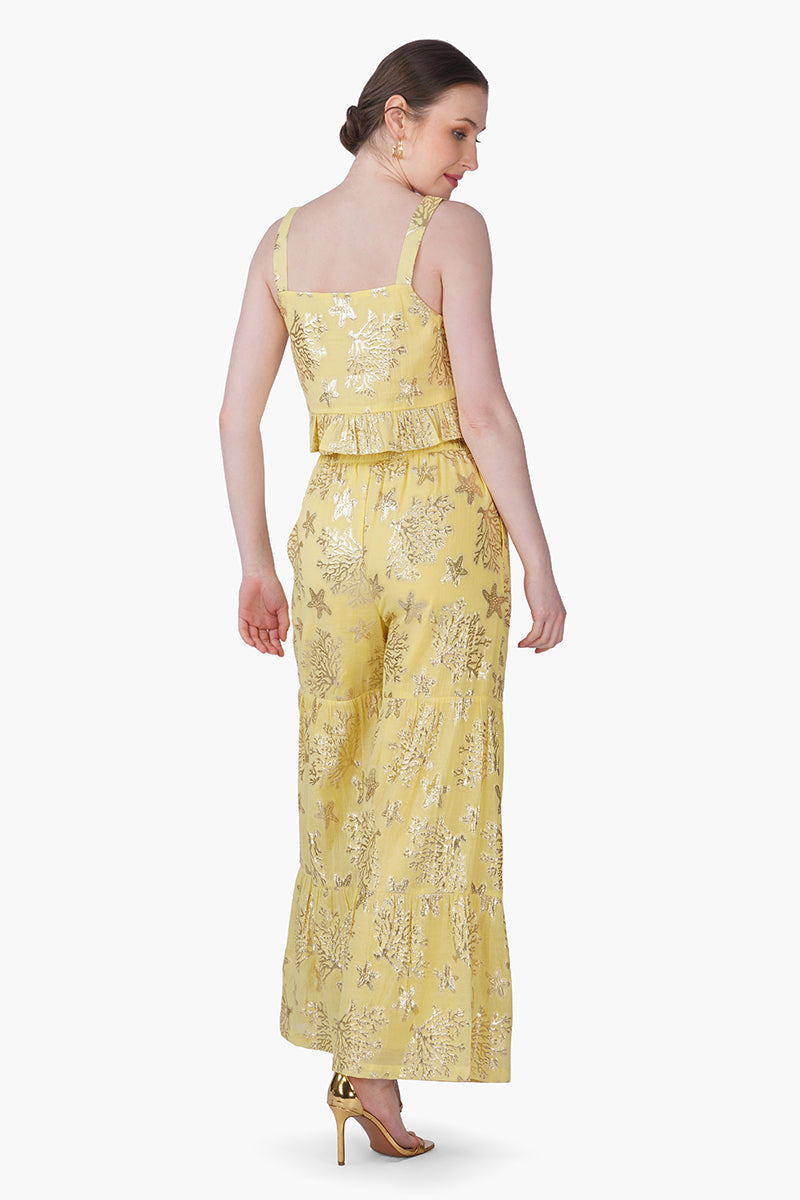 Sunlit Sea Coastal Lurex Top