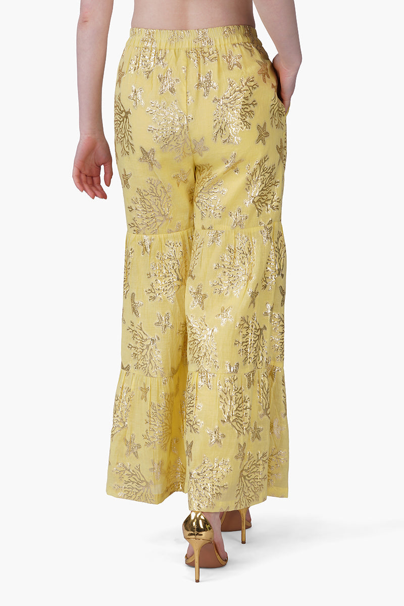 Sunlit Sea Coastal Lurex Pants
