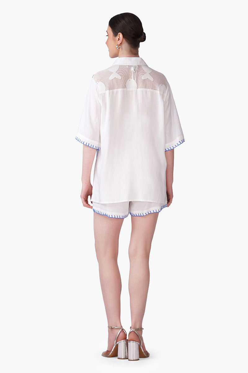 Net To Needle Fish Tassel Shirt | View 5