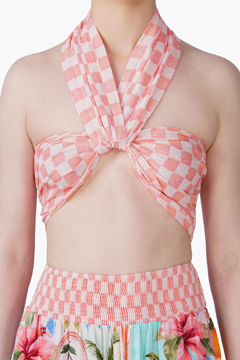 Hibiscus Fruit Print Summer Bralette | View 6