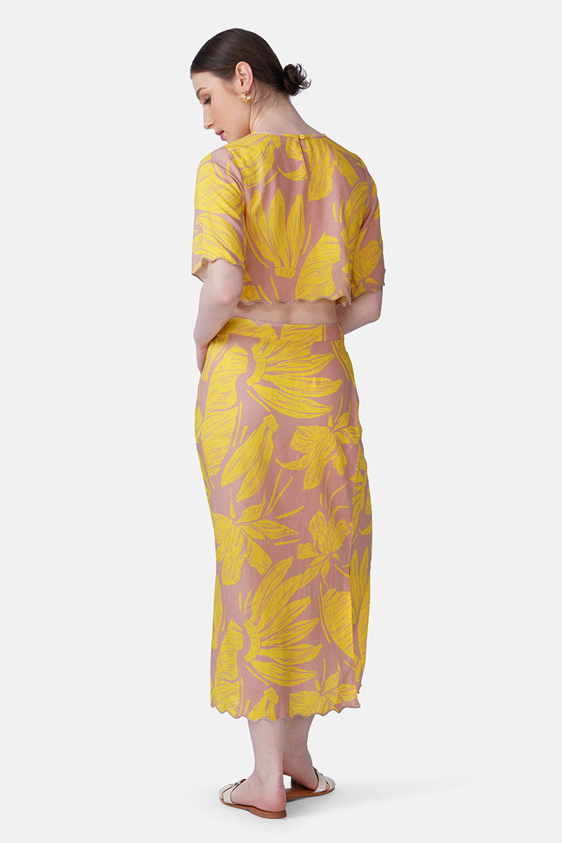 Banana Blush Print Top | View 5