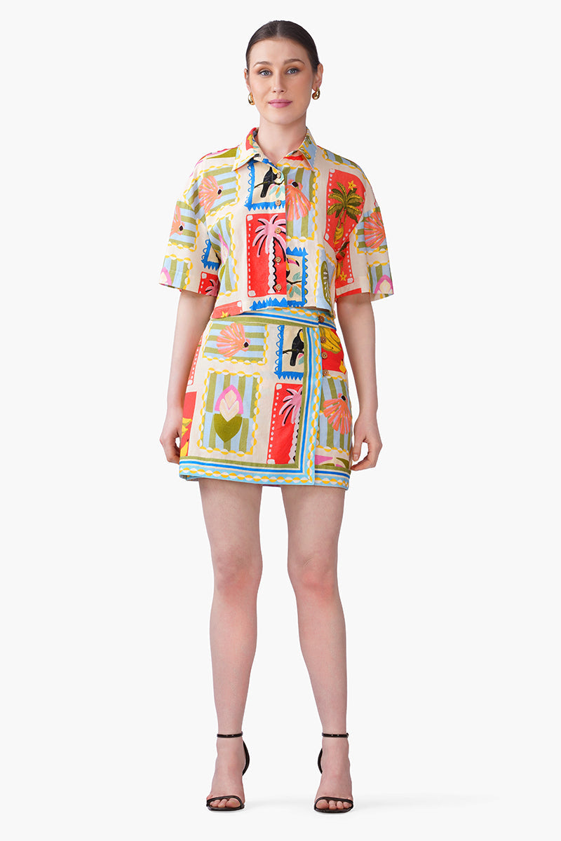 Toucan Pop Fruit Short Shirt