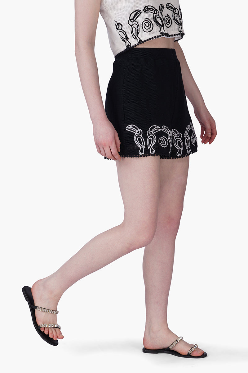 Exotic Toucan Black Short