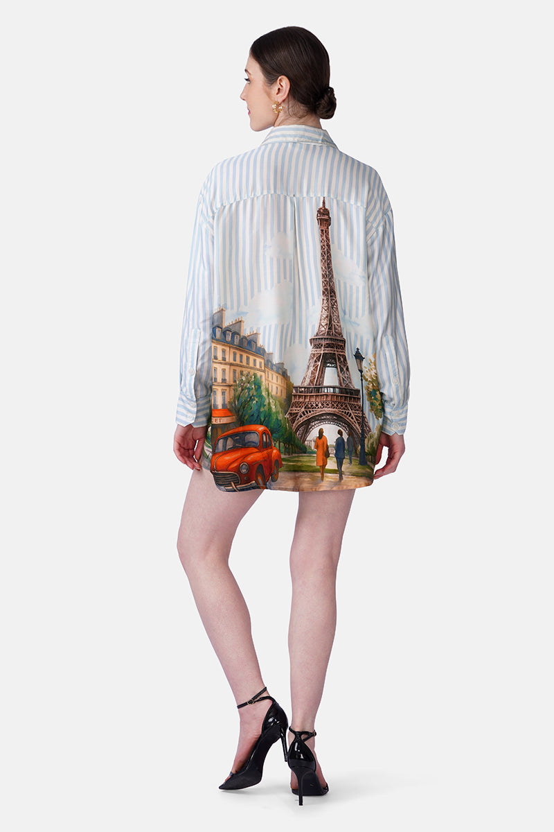 Love In Paris Printed Shirt