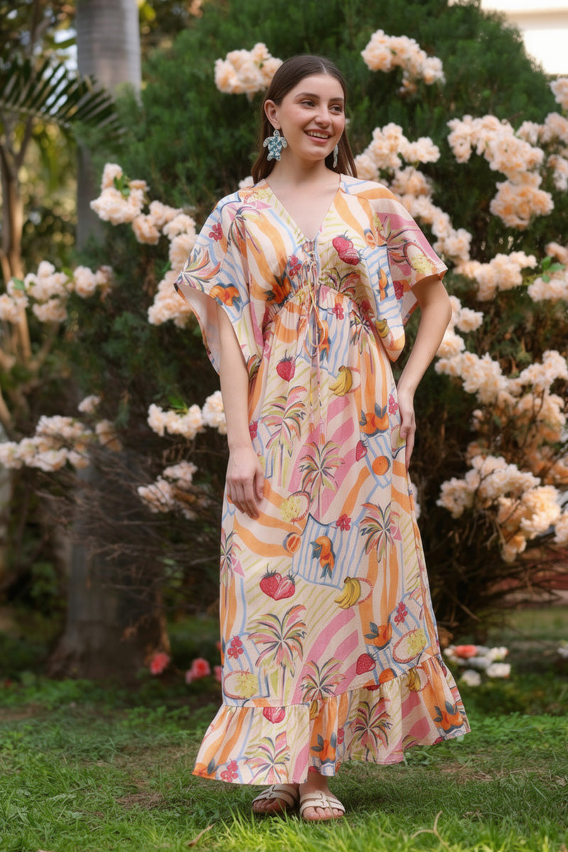 Berry Pop Maxi Dress | view 1