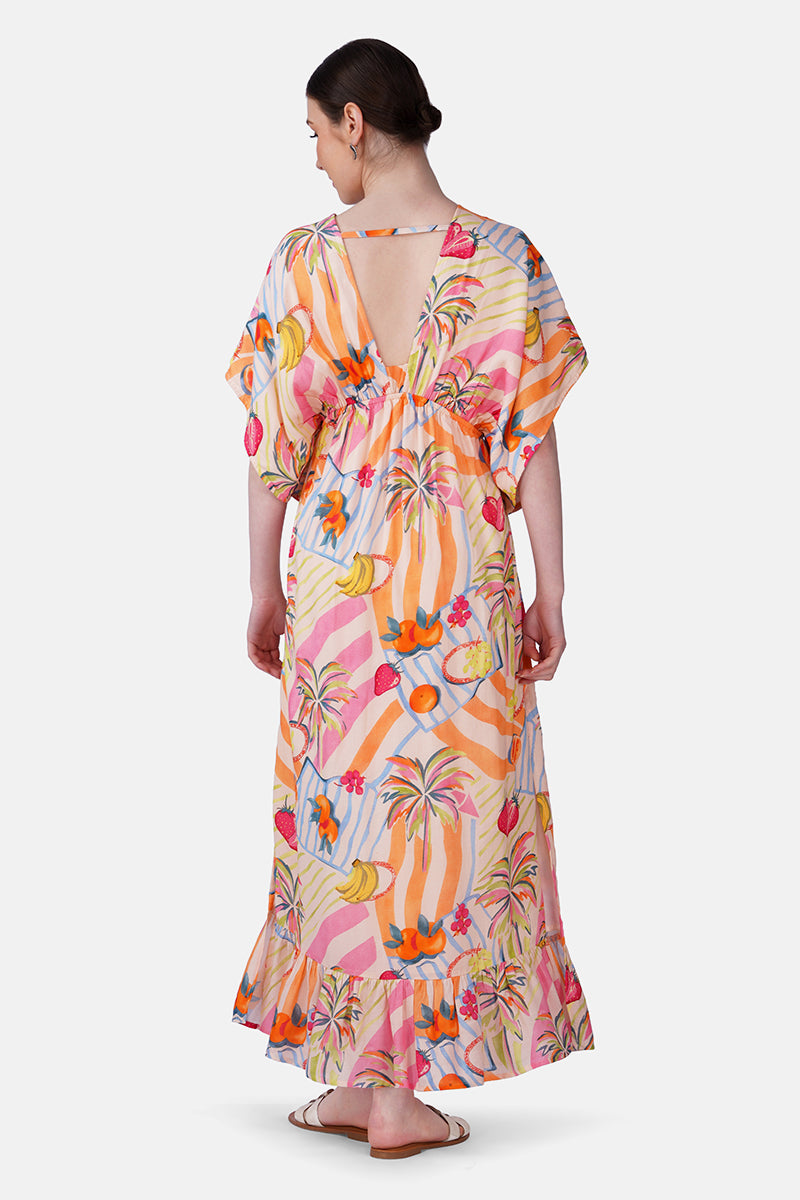 Berry Pop Maxi Dress