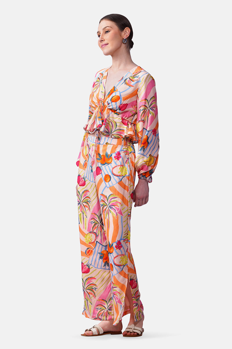 Fruit Berry Pop Peplum Top