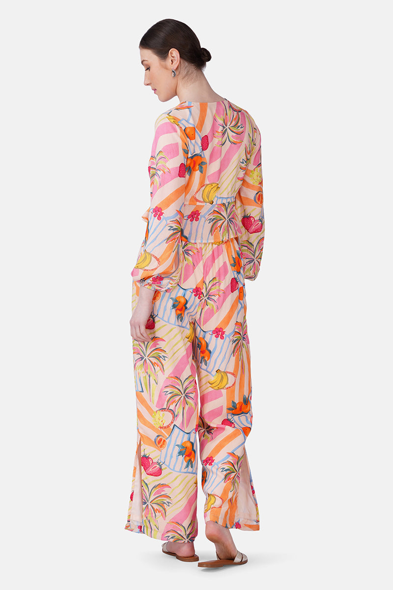 Fruit Berry Pop Peplum Top