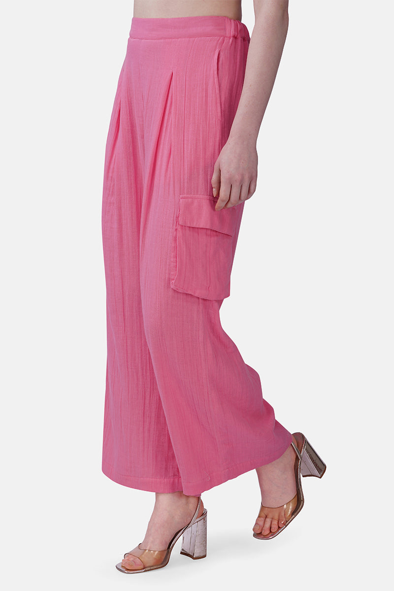 Bold Rose Cargo Pants