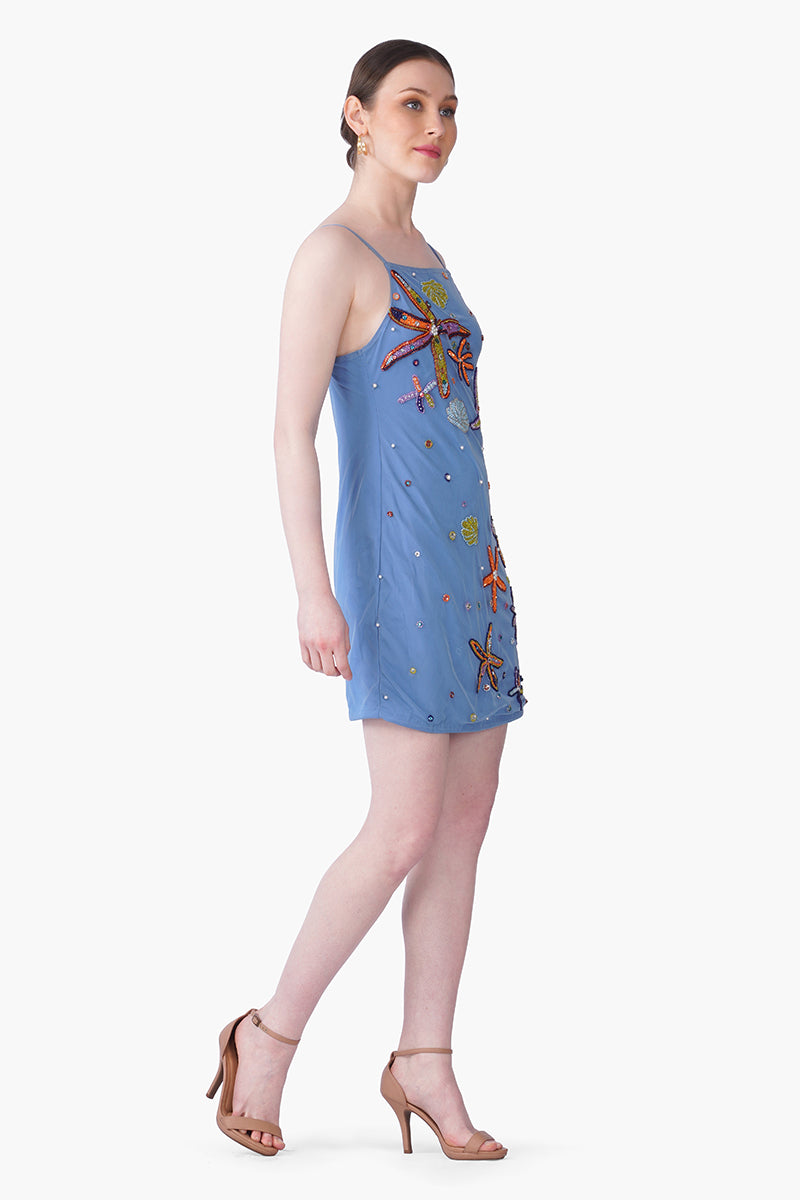 Ocean Jewel Embellished Dress