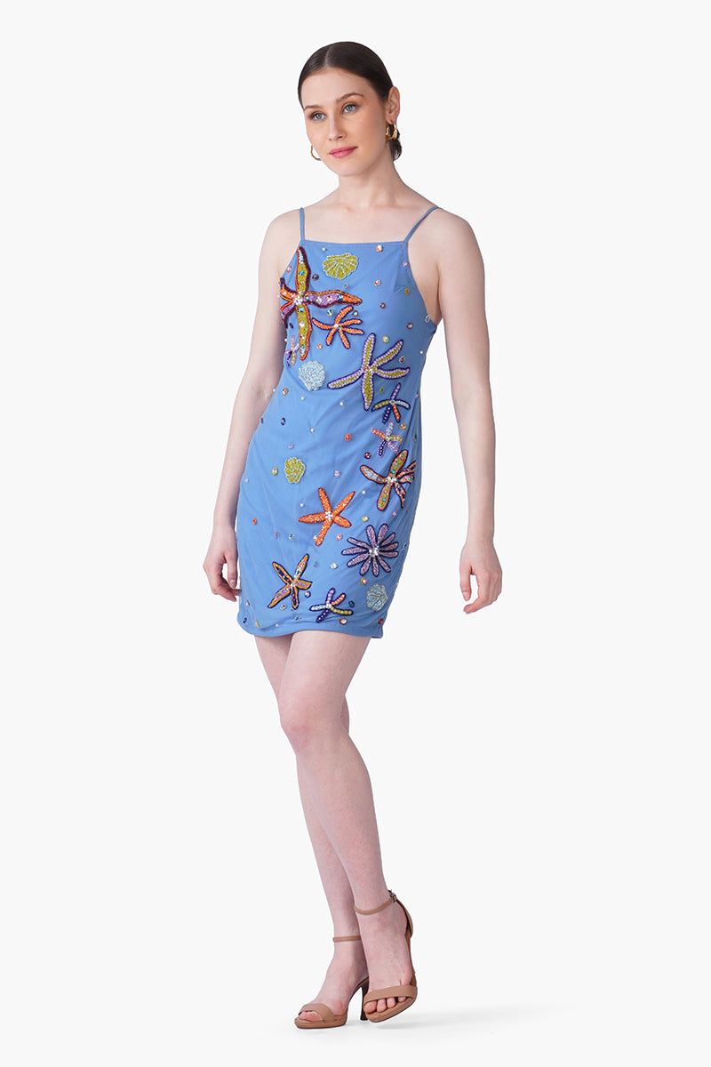 Ocean Jewel Embellished Dress