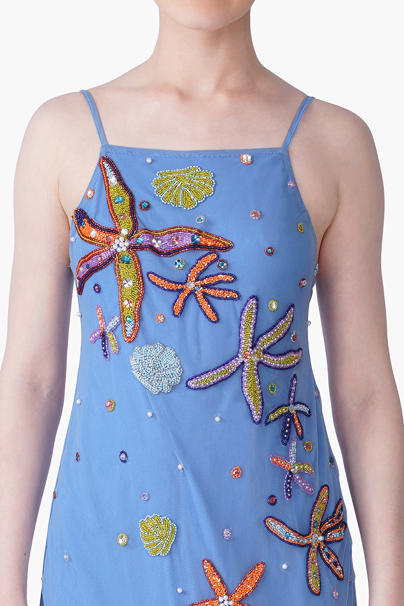 Ocean Jewel Embellished Dress