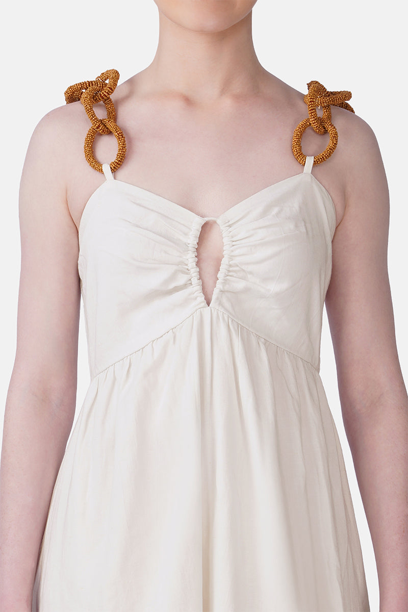 Santorini Dream Print Long Dress