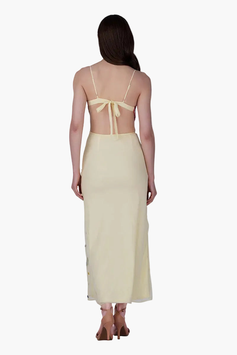 Multi Shell Sunlit Embellished Dress | View 4