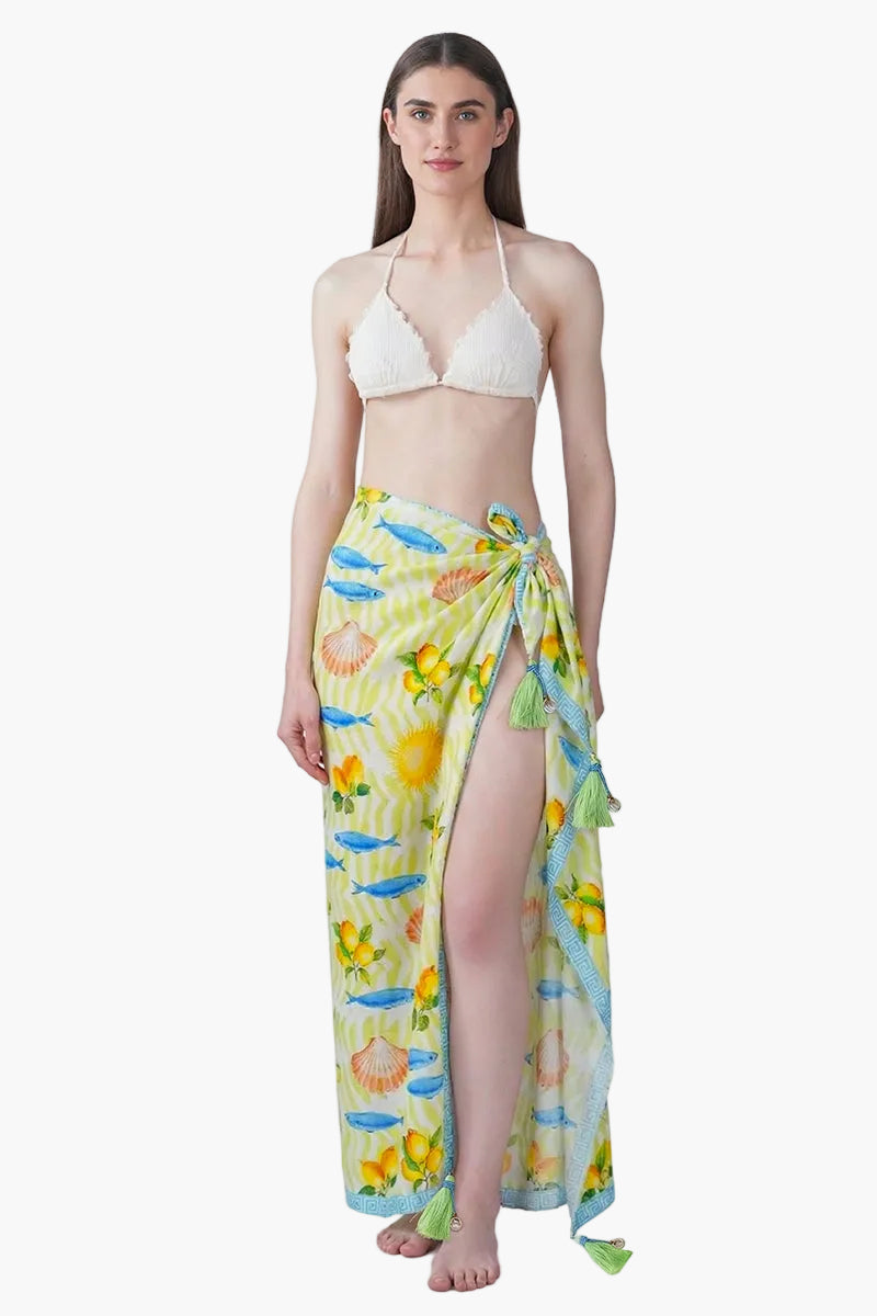 Fish Shell Sunshine Sarong | View 2