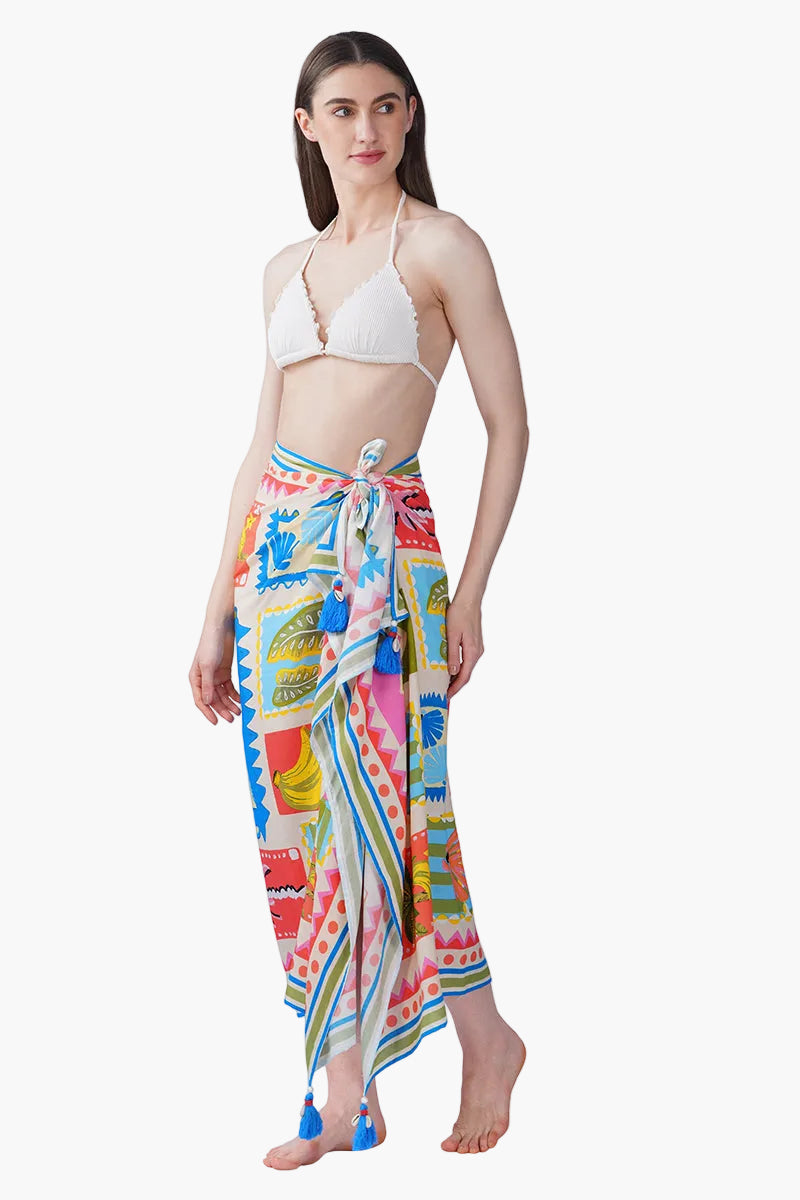 Toucan Pop Fruit Sarong