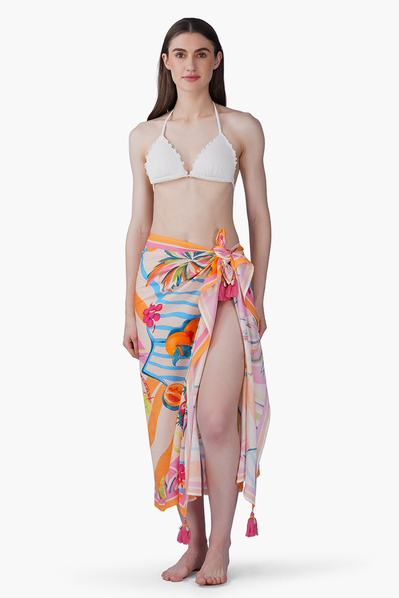 Fruit Berry Pop Printed Sarong