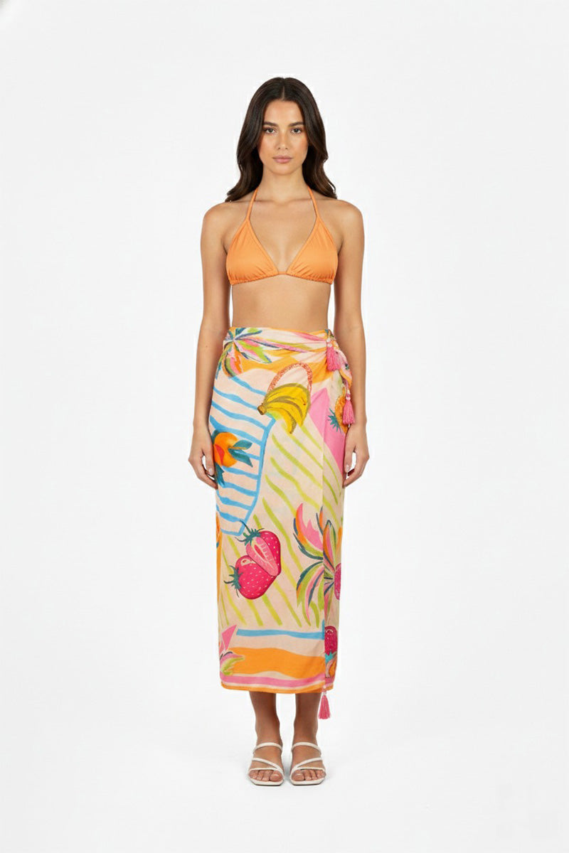 Fruit Berry Pop Printed Sarong | View 1