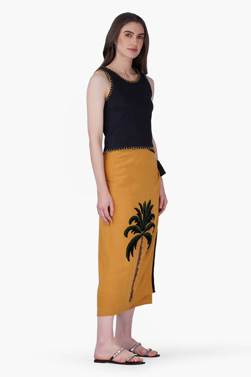 Black Essential Sleeveless Top | View 2