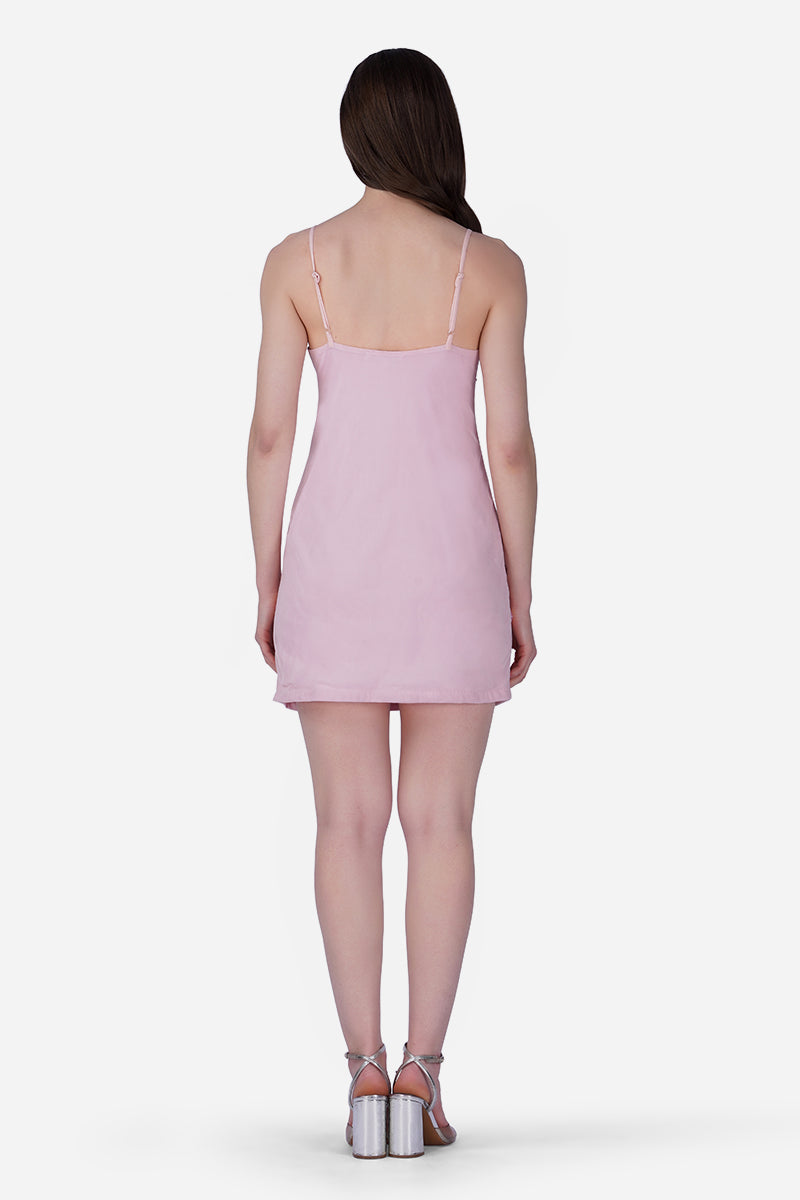 Pink Ocean Jewel Embellished Dress