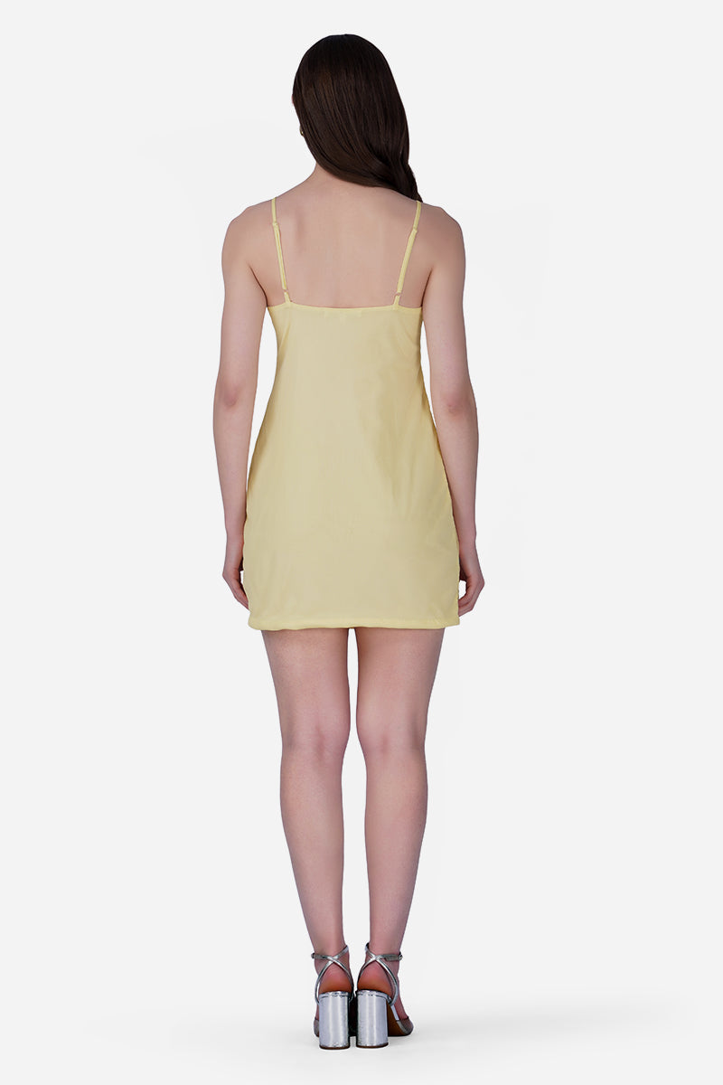 Yellow Ocean Jewel Embellished Dress