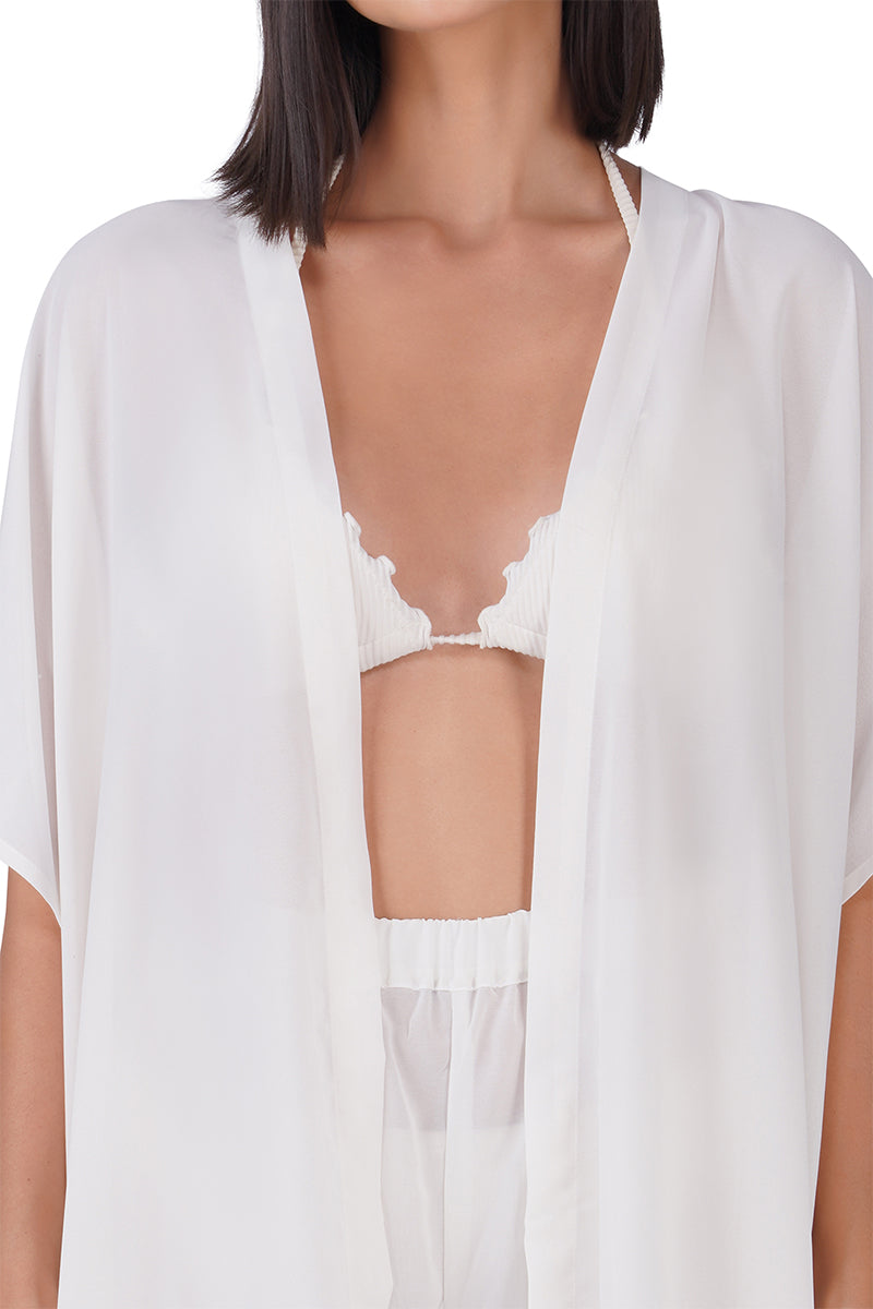 Artisan Coastal Print Embellished Cover Up | View 6