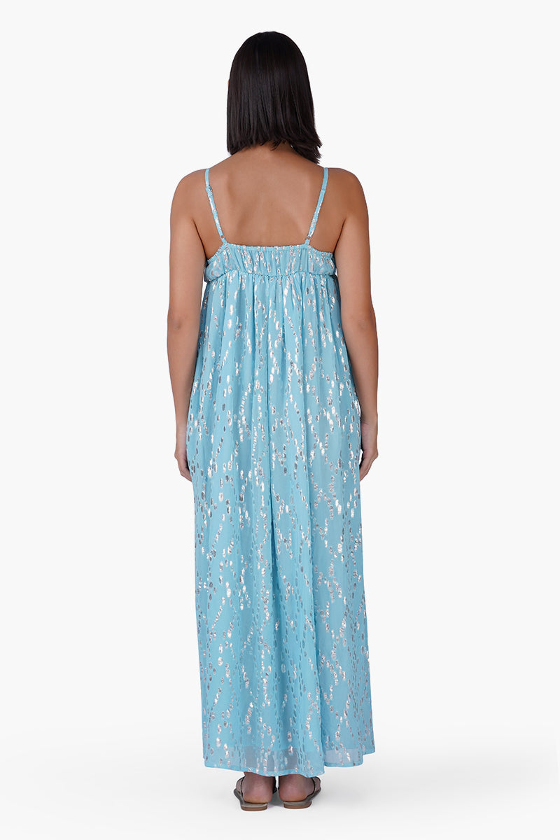 Aqua Aura Flared Dress | View 5