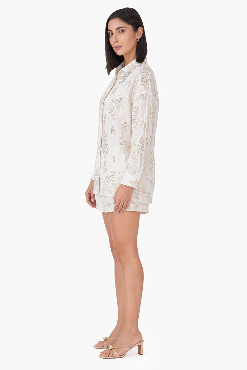 Shoreline Shimmer Button Down Shirt