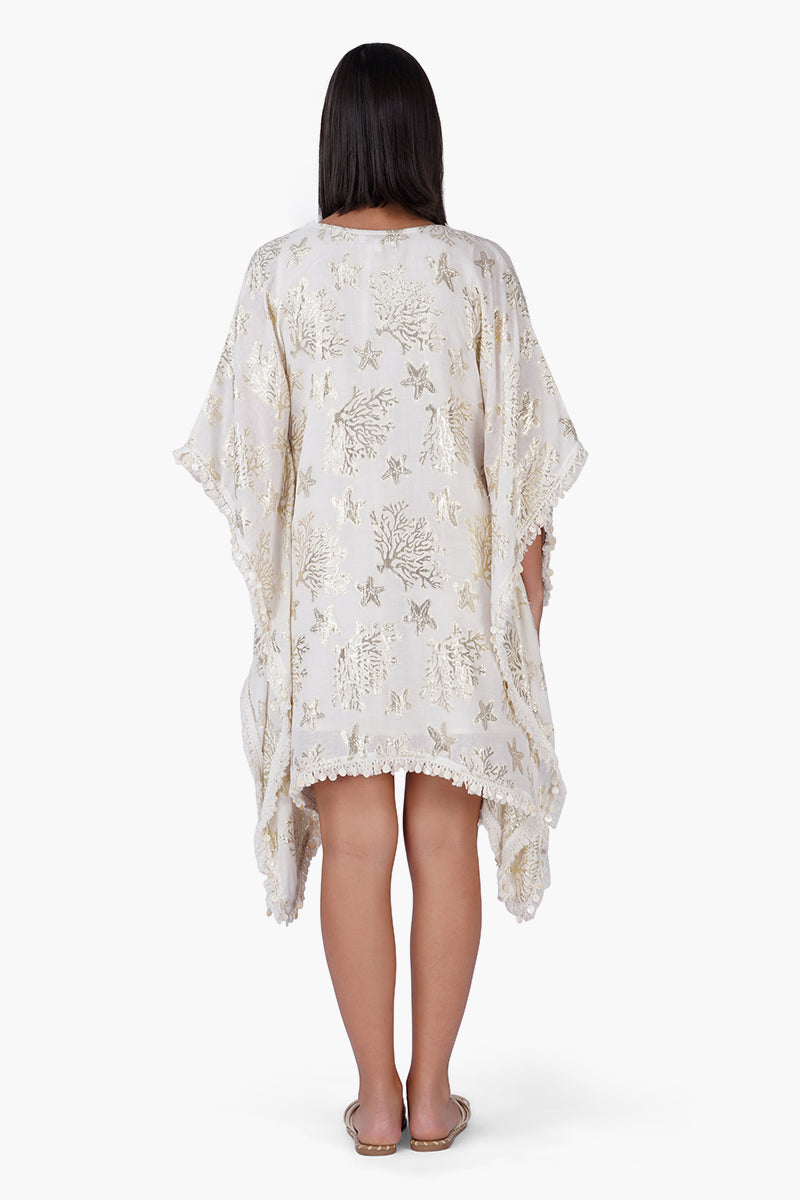 Shoreline Shimmer Short Kaftan | View 5