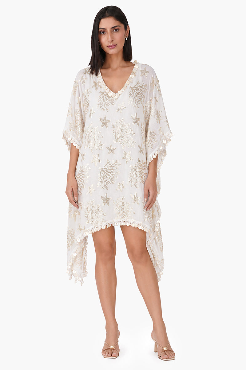Shoreline Shimmer Short Kaftan | view 2