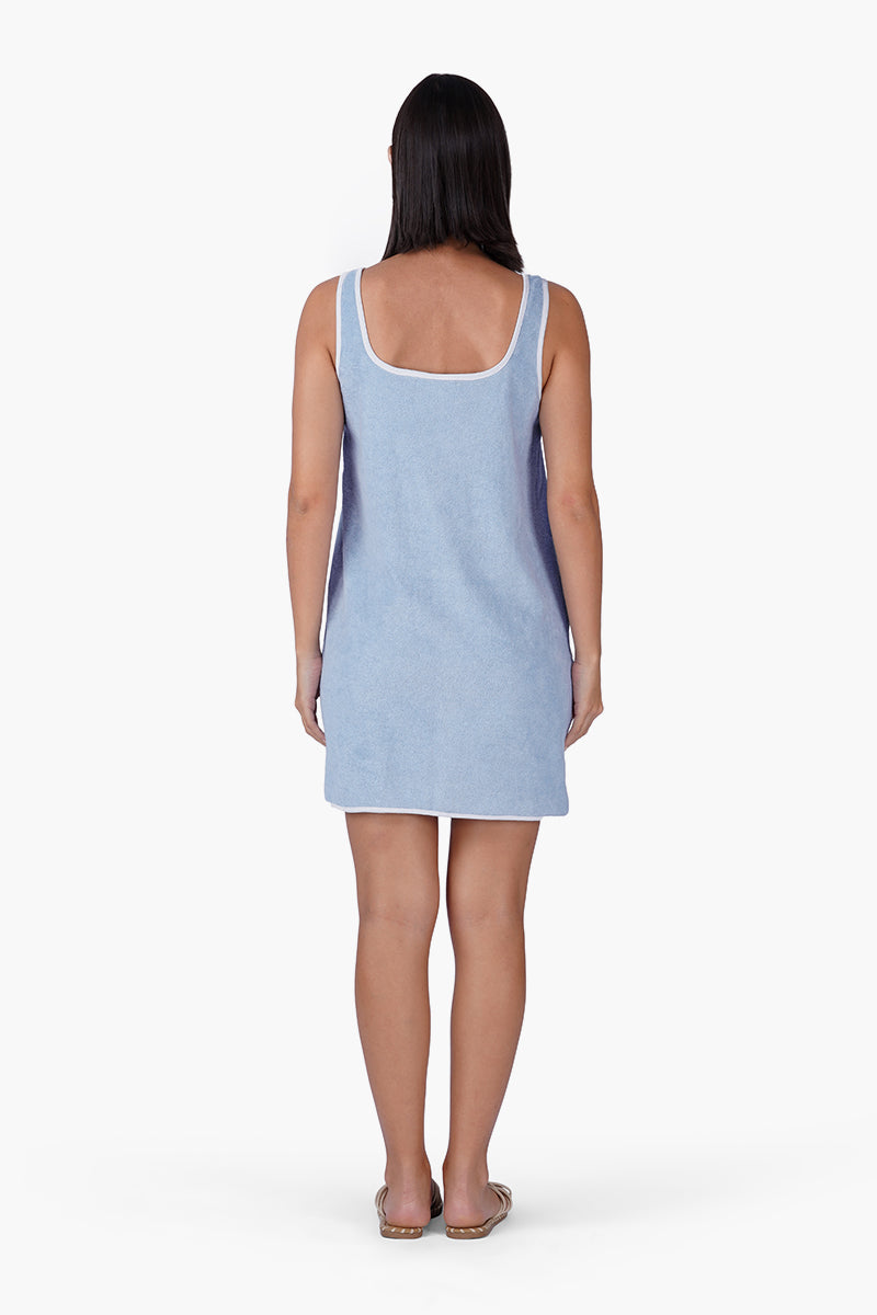 Blue Mariner Shell Slip On Short Dress | View 5