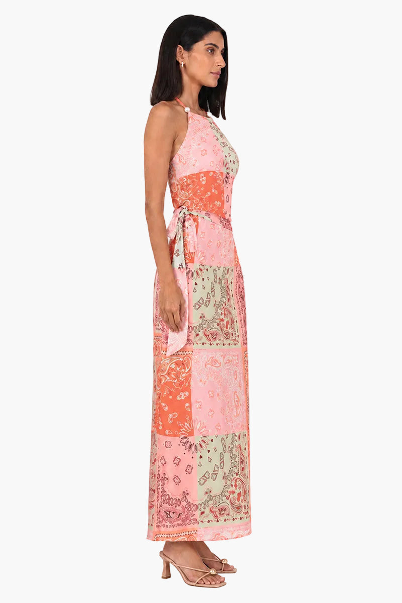 Prism Paisley Bandana Print Hankey Top