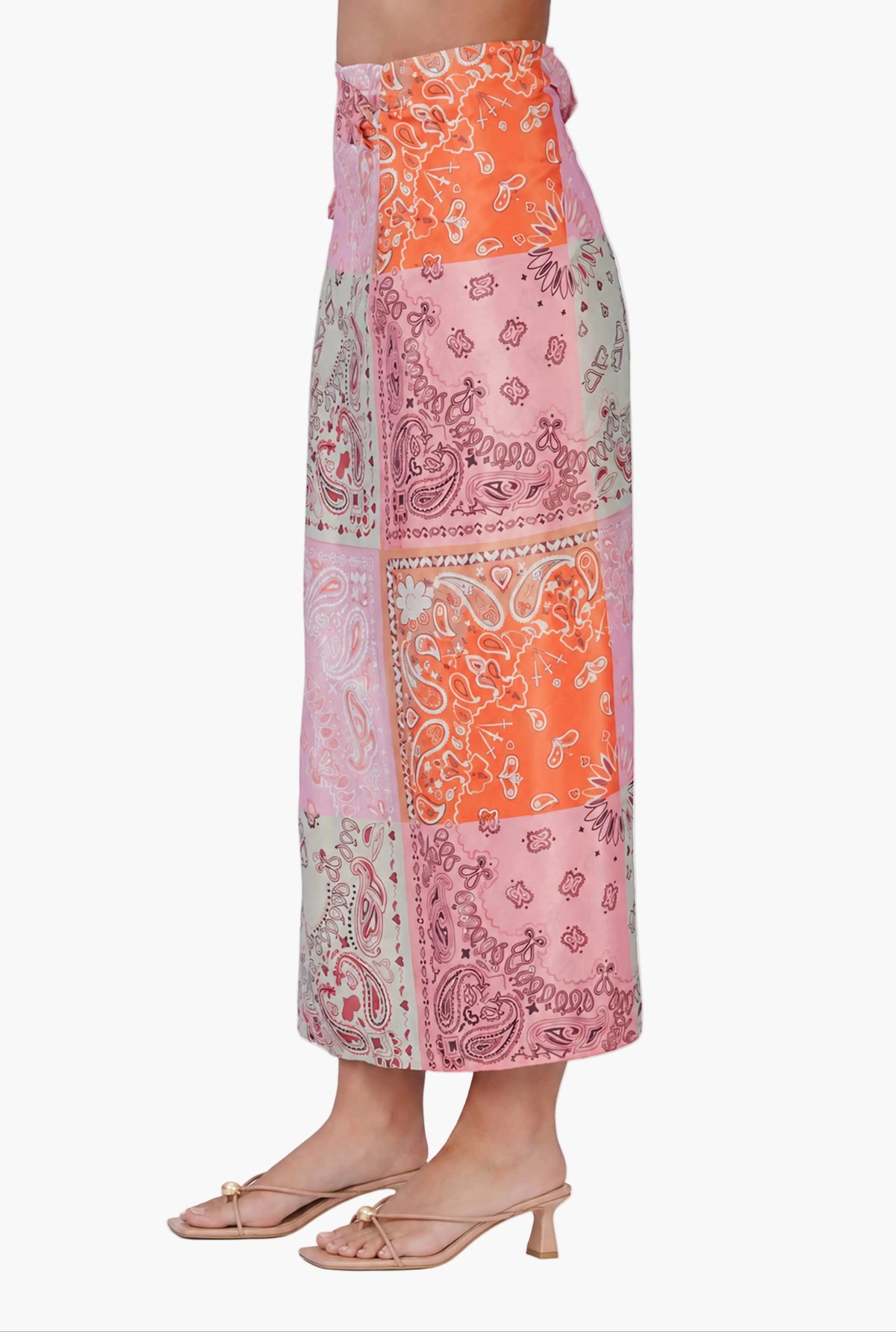 Prism Paisley Bandana Print Wrap Skirt | view 2